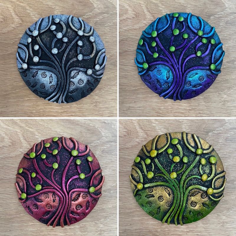 Tree of Life and Hawthorn Tree Pendants